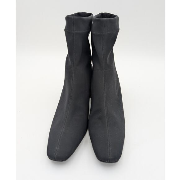 Pedro Garcia Idoia Sock Bootie Women's Round Toe Black Size US9.5 EU39.5 - Picture 2 of 7